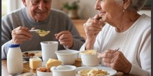 Alimentation riche en calcium et santé des seniors
