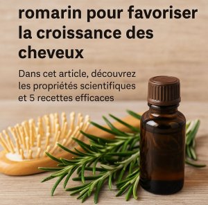 Huile essentielle de romarin pour cheveux 