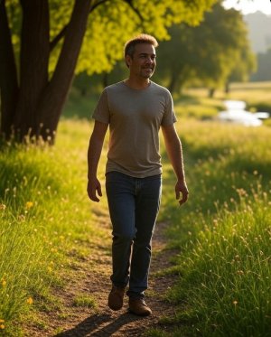 Marche et réduction de l'anxiété 