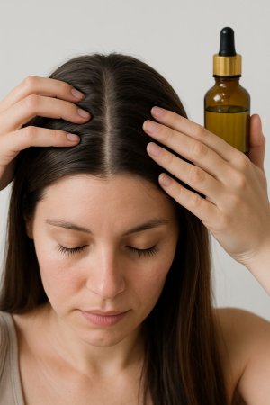 Huile de jojoba et équilibre de cuirs chevelus gras 